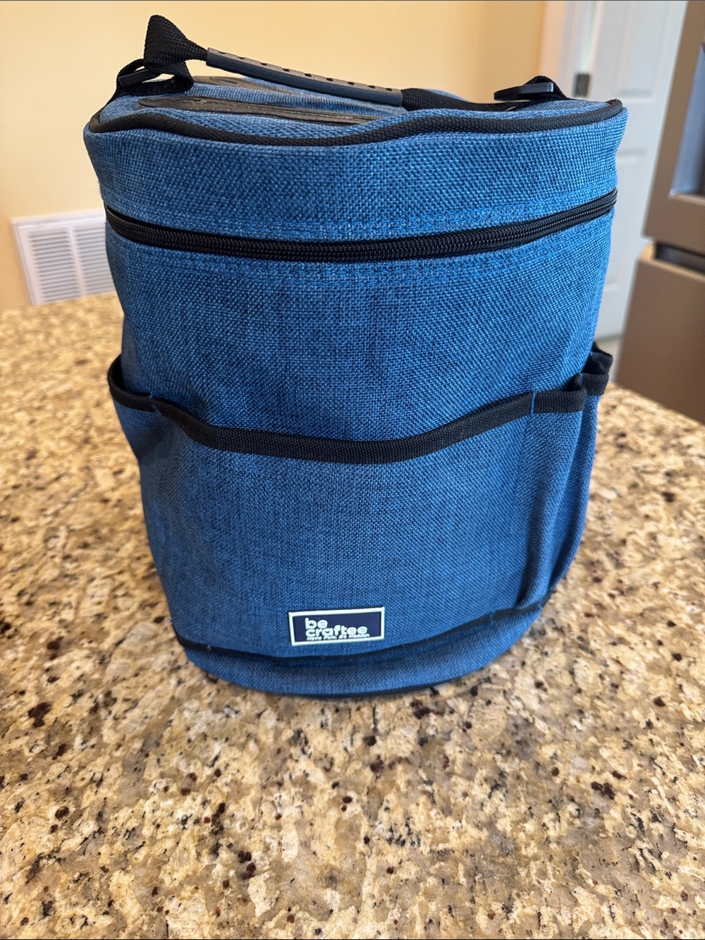 Be Craftee  Blue storage Bag Like New